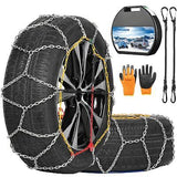 Snow Chains, Wear-Resistant High Carbon Steel Anti Slip Tire Chain for Passen...