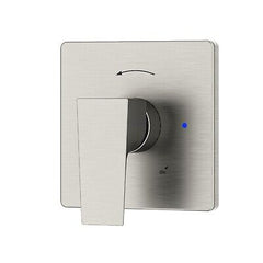 Verity Single Handle Shower Valve Trim Kit (Valve Not Included), Satin Nickel