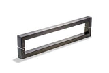 16 Inch Square Rectangle Flat Shape Bar Stainless Steel Modern Contemporary E...