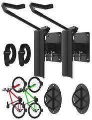 Swivel Bike Wall Rack - Space Saver Over Bike Stand, Wall Bike Mount with Rea...