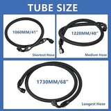 10AN Upgraded Transmission Cooler Line Kit Nylon and Stainless Steel Braided ...