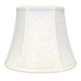 Royal Designs Modified Bell Lamp Shade, Linen White, 10 x 16 x 12.5