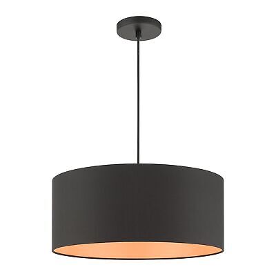 Livex Lighting 45610-04 Sentosa 3 Light Pendant, Black, 18 x 18 x 99