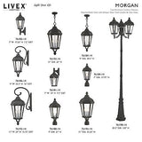 Livex Lighting 1 Light BZ Outdoor Post Top Lantern, Bronze