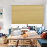 LazBlinds Cordless Cellular Shades, No Tools No Drill Blackout Honeycomb Shad...