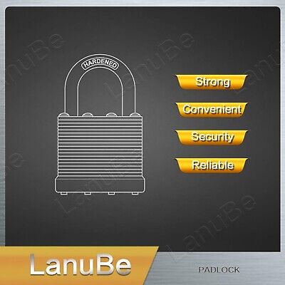 Lock Laminated keyed Padlock (1-9/16", 40mm), keyed Alike Locks, Normal Shack...