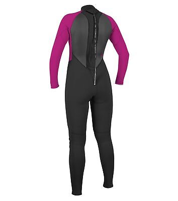 O'Neill Wetsuits Womens Women's Reactor-2 3/2mm Back Zip Full Wetsuit 10