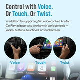 Wireless CarPlay Adapter for Factory Wired CarPlay Cars from 2017, Dual-core ...