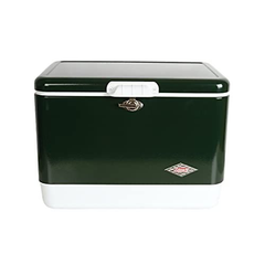 Coleman Cooler | Steel-Belted Keeps Ice Up to 4 Days | One Size, Green