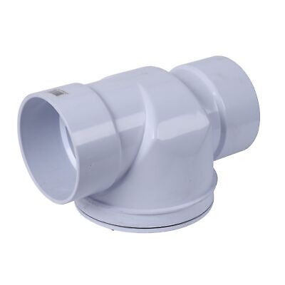 Oatey 6 in. PVC Backwater Valve 6 Inch White