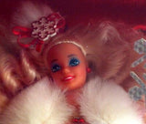 Happy Holidays Barbie Doll Special Edition 1989 w Keepsake Snowflake Ornament...