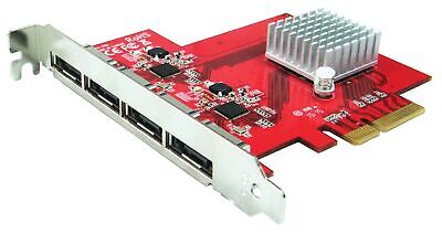 Ableconn PEX-SA134 4-Port eSATA III 6Gbps PCI Express Four Lanes Host Adapter...