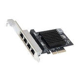 IO CREST Quad 2.5 Gigabit Ethernet PCI Express PCI-E Network Interface Card 1...