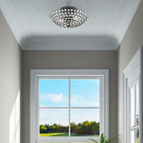 Livex Lighting Cassandra 2 Light Black Ceiling Mount