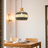 Arturesthome Rattan Pendant Light for Kitchen Island, Wicker Chandelier, Hand...