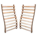 Radiant Saunas SA5059 Universal Set of 2 Sauna Backrest, Natural