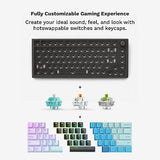 Glorious Gaming GMMK PRO 75% Barebones Black (Frame Only) - Modular Mechanica...