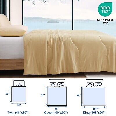 PHF Double Cooling Comforter King for Hot Sleepers, Soft Breathable Double Si...