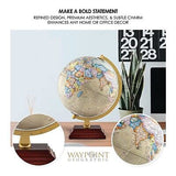 Waypoint Geographic Atlantic Globe Beige - Non-illuminated