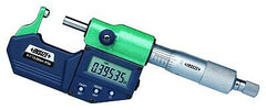 INSIZE 3561-25DE Electronic Cylindrical Anvil Tube Micrometer, Type D, 0"-1"/...