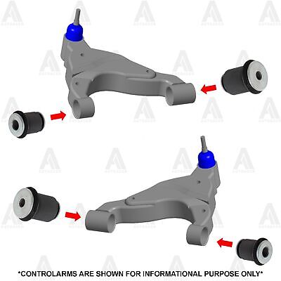 Complete Front Upper & Lower Control Arm Bushing Kit 8 pcs Left & Right Side ...