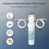 APEC Water Systems CS-2500 Ultra High Capacity Undersink White