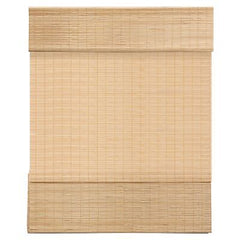 LazBlinds Cordless Bamboo Roman Shades, Light Filtering Window Treatment, Rol...