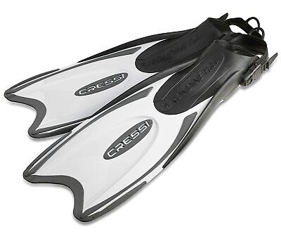 Cressi Snorkeling Adjustable Fins for All Family - Long Blade Versatile Open ...