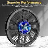 250mm 25cm 10" Large Air Flow Cooling Fan,250X30mm AC 115V to DC 12V with Spe...