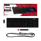 HyperX Alloy Origins PBT - Mechanical Gaming Keyboard, PBT Keycaps, RGB light...