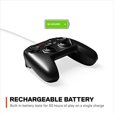 SteelSeries Nimbus+ Bluetooth Mobile Gaming Controller with iPhone Black