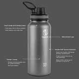 Takeya Originals Vacuum-Insulated Stainless-Steel Water Bottle, 24oz, Ocean