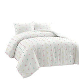 Lush Decor Rainbow Tufted, Full/Queen, Dot 3 Piece Comforter Set, Full & Piece