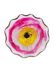 Dale Tiffany AW23140-D9 Fiore Bloom Hand Blown Flower Art Glass with Wall Mou...