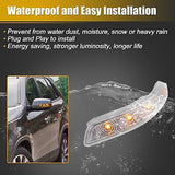 X AUTOHAUX 1 Pair Car 3 LED Front Left and Right Side Mirror Turn Signal Ligh...