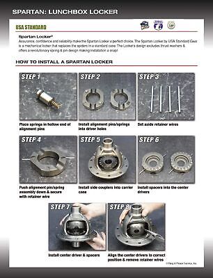 USA Standard Gear Spartan Locker for GM 8.5", 30 Spline axles, Includes Heavy...