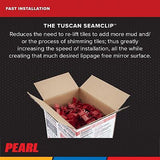 Pearl Tuscan Seamclip Truspace Red 3/8" to 1/2" Tiles, Box of 500