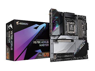 GIGABYTE X670E AORUS Master (AM5/ LGA 1718/ AMD X670E/ EATX/ 5 Year Warranty/...