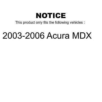 Kugel Front Rear Wheel Bearing Kit Replacement For 2003-2006 Acura MDX - Left...