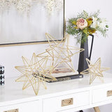 CosmoLiving by Cosmopolitan Metal Star Decorative Sculpture Home Decor Statue...