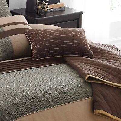 Riverbrook Home Elite Collection Comforter Set, Queen, Lexia - Brown/Multi, 7...