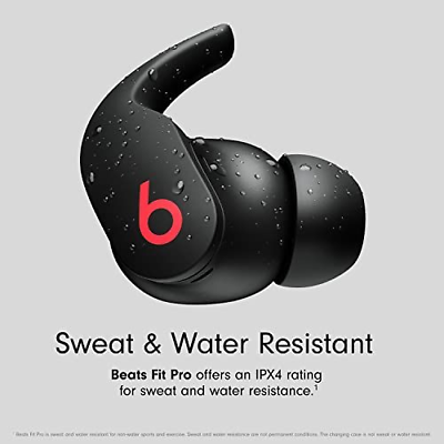 Beats Fit Pro – True Wireless Noise Cancelling Earbuds One Size, Black