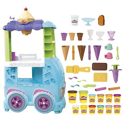 Play-Doh Kitchen Creations Ultimate Ice Cream Truck Toy Playset, Food Truck T...