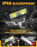 Auxbeam 4.6 Inch LED Pods Light, 2pcs 60w Square Off Road Light Pod, R4 Serie...