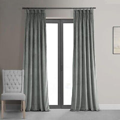 HPD Half Price Drapes Velvet Blackout Curtains/Drapes - 108 Inches Long 1 Pan...