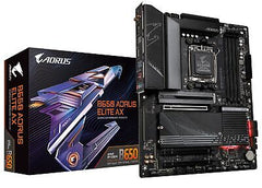 GIGABYTE B650 AORUS Elite AX AMD B650 ATX Motherboard with DDR5, PCIe 5.0, Wi...