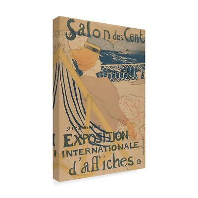 Trademark Fine Art Salon Cent Exposition Internationale daffiches by Henri de...