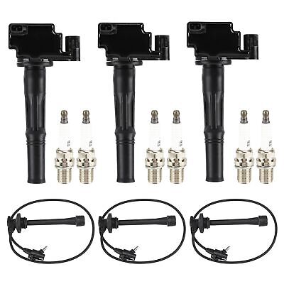 Ignition Coil Pack + Iridium Spark Plugs + Wire for Toyota 3.4L 1996-2002 4Ru...