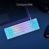 ASUS ROG Falchion Ace 65% RGB Compact Gaming Mechanical Keyboard, Lubed ROG N...