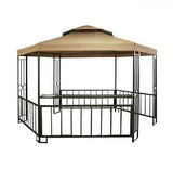 Hampshire Hexagon Gazebo Replacement Canopy Top Cover - RipLock 350 - NOT Int...